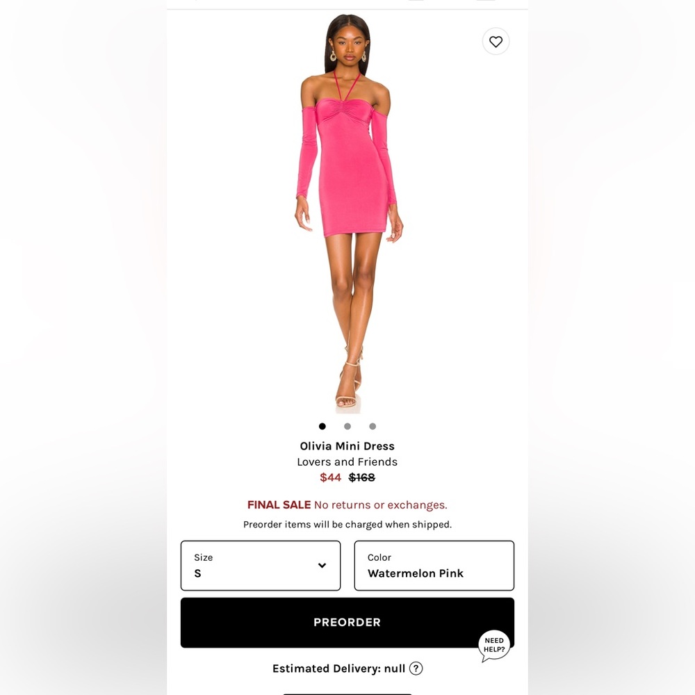 Olivia Mini Dress by Lovers + Friends